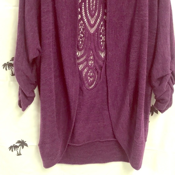 Timing Purple Cardigan Sweater - Picture 6 of 7